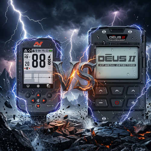 Ausführlicher technischer Bericht: Der technische Sieg des XP Deus II über den Minelab Manticore
